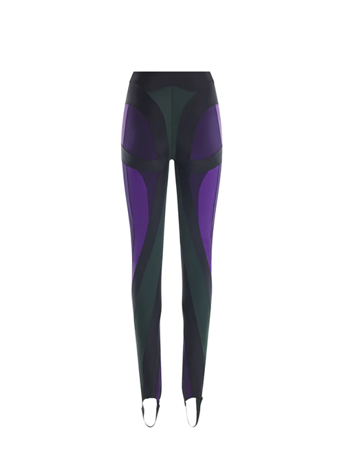 Black D. Forest Spiral Leggings
