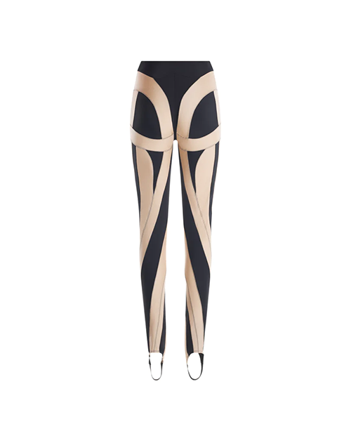 Black Powder Spiral Leggings