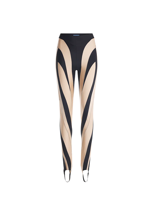 Black Powder Spiral Leggings