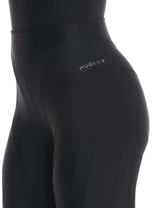 Black Spiral Leggings