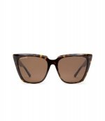 BALENCIAGA EYEWEAR TORTOISESHELL CAT-EYE FRAME SUNGLASSES