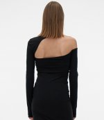 HELMUT LANG BK CUTOUT DRESS.SEAM