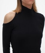 HELMUT LANG BK CUTOUT DRESS.SEAM