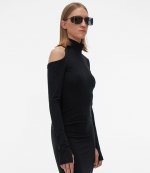 HELMUT LANG BK CUTOUT DRESS.SEAM