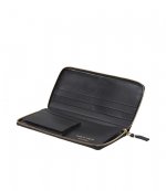 Black Embossed Logotype Wallet