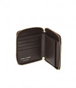 Black Embossed Logotype Wallet