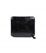 Black Polka Dots Embossed Wallet
