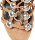 ALEXANDER WANG RAINEY CLAY SUEDE SANDALS