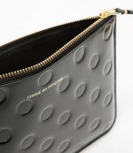 Black Polka Dots Embossed Wallet