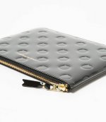 Black Polka Dots Embossed Wallet