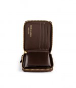 Brown Embossed Logotype Wallet
