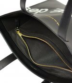 Black Huge Logo Tote