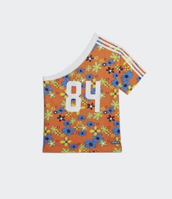 ADIDAS X LOTTA VOLKOVA ORANGE RINGER TEE