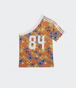 ADIDAS X LOTTA VOLKOVA ORANGE RINGER TEE