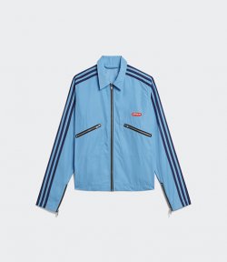 ADIDAS X LOTTA VOLKOVA LT BLUE ZIP SHIRT