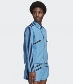 ADIDAS X LOTTA VOLKOVA LT BLUE ZIP SHIRT