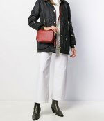 Jet Set Red Leather Crossbody Bag