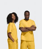 ADIDAS X PHARRELL WILLIAMS YELLOW BASICS SHIRT