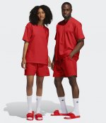 ADIDAS X PHARRELL WILLIAMS RED BASICS SHORT