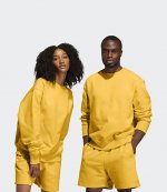 ADIDAS X PHARRELL WILLIAMS YELLOW BASICS CREW