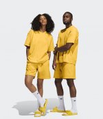 ADIDAS X PHARRELL WILLIAMS YELLOW BASICS SHORT