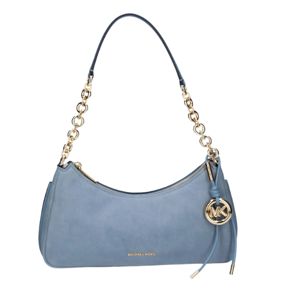 Baby Blue Nolita Chambray MD Chain Pouchette