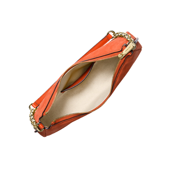 Orange Nolita Chambray MD Chain Pouchette