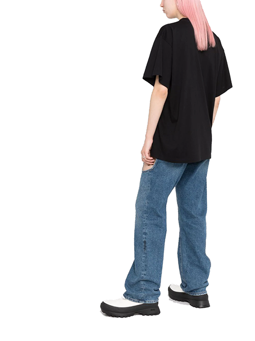 Printed Black T-Shirt