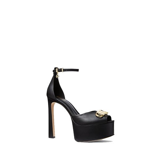 Martina Peep Toe Black Pump