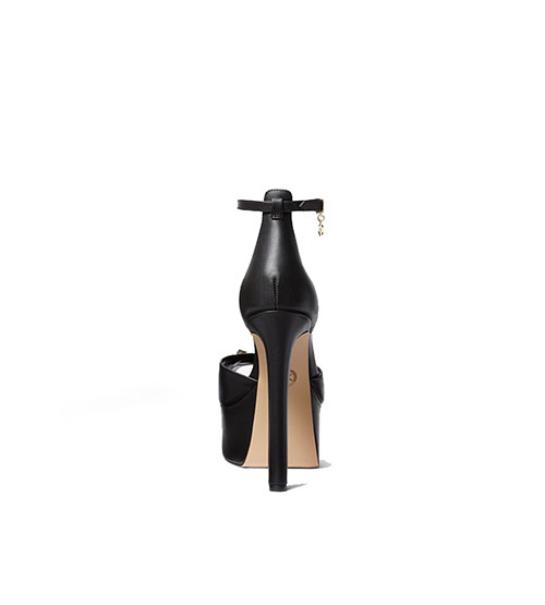 Martina Peep Toe Black Pump