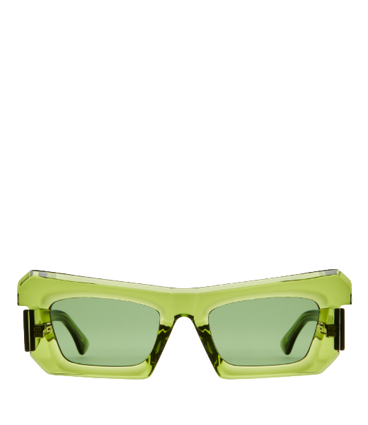Sunglasses & Case R2 56-22 GRE CT Green