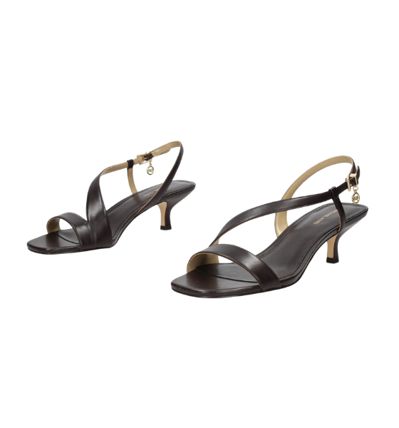 Jaida Chocolate Kitten Sandal