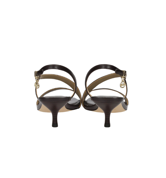 Jaida Chocolate Kitten Sandal