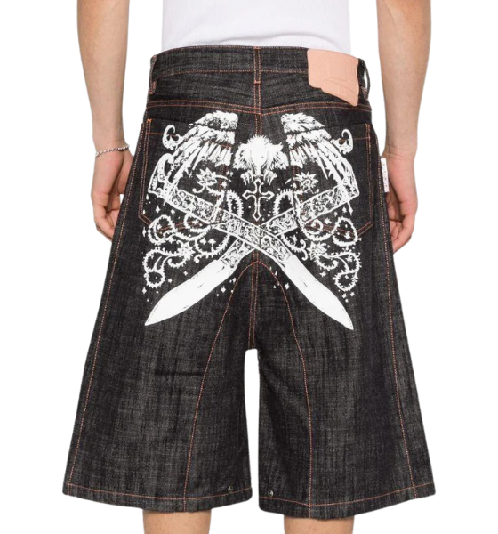 LOW RIDE SHORT DENIM PANT