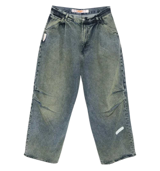 Fat Angelo Green Denim Pants