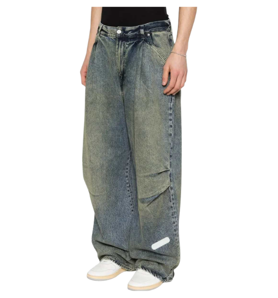 Fat Angelo Green Denim Pants
