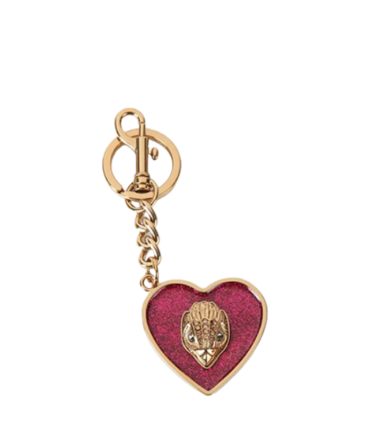 Enamel Heart Keyring
