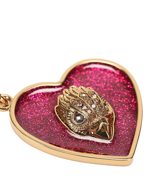 Enamel Heart Keyring