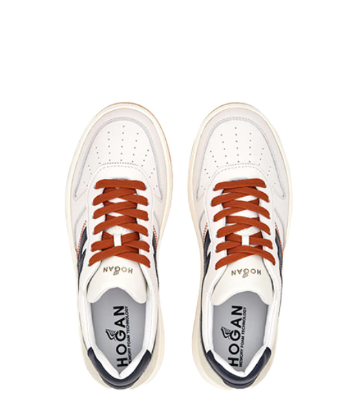 H630 Beige Blue Orange Allacciato