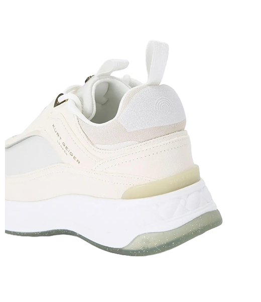 White Kensington Pump Sneaker