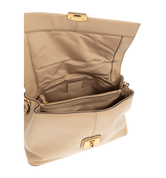 Camel Leather The Cristina Messenger Bag