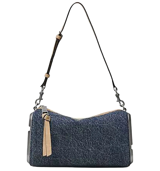 Dark Wash Indigo The Snapshot Shoulder Bag