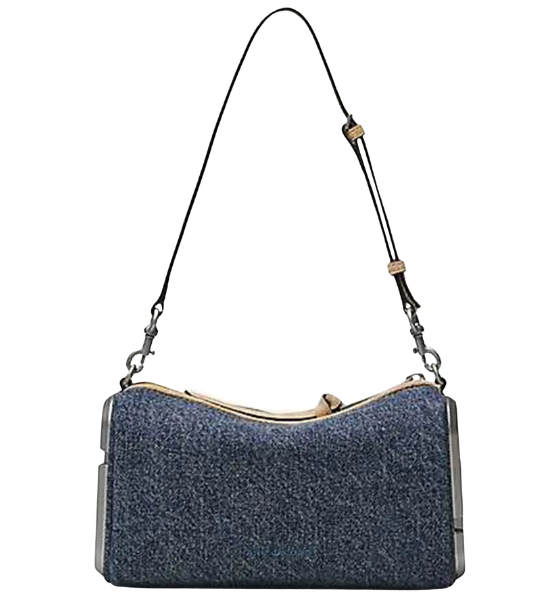 Dark Wash Indigo The Snapshot Shoulder Bag