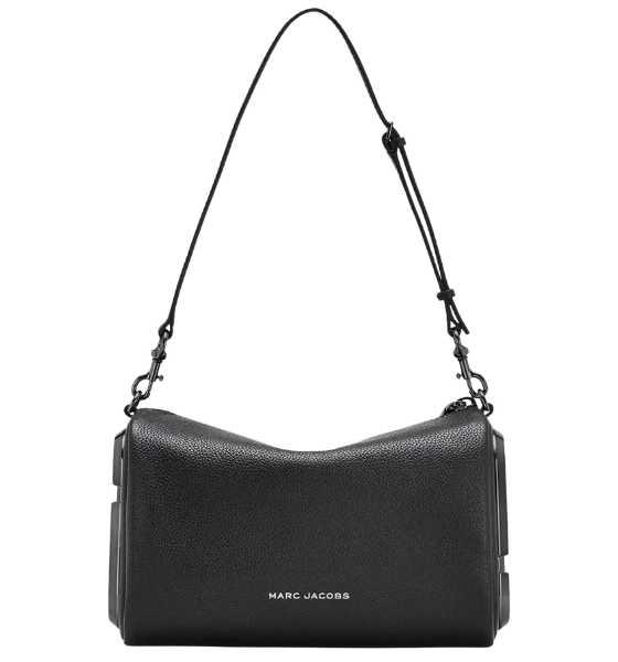 Black Leather The Snapshot Shoulder Bag