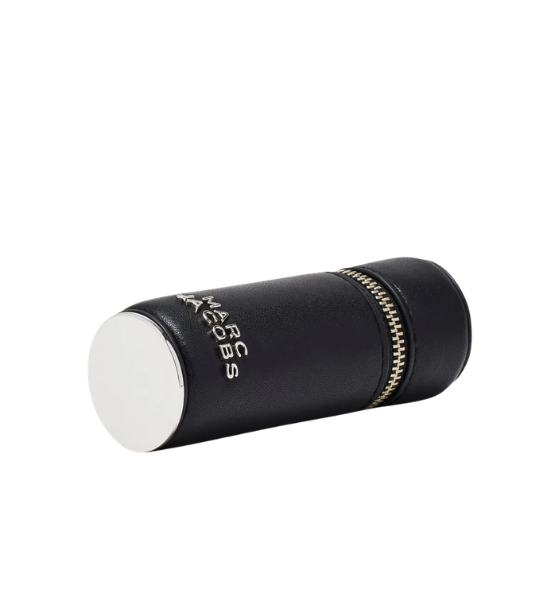 Black Leather The Lipstick Everyday Logo Case Charm