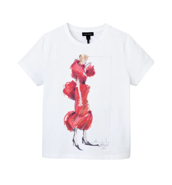 White/Multi Look 33 Marc's Runway Baby Tee