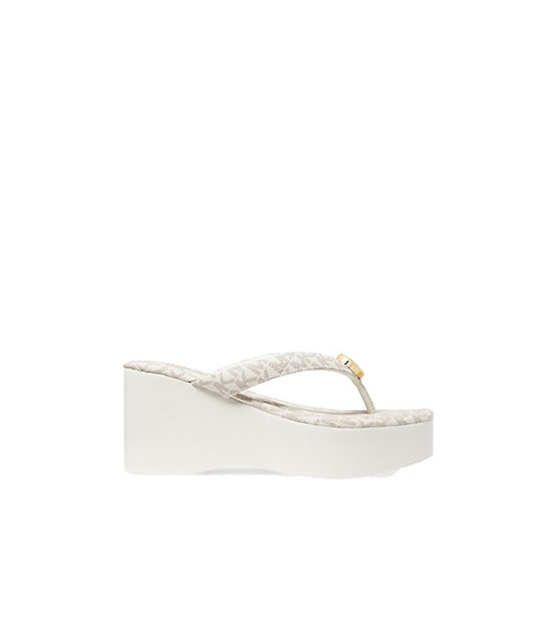 Sarita Wedge Vanilla Flip Flop