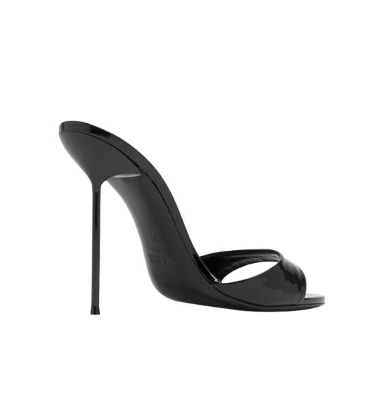 Black Patent Leather Lidia Mule