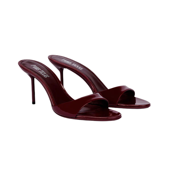 Rouge Noir Nappa Leather Lidia Mule 70
