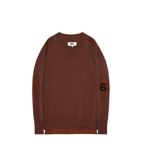 Brown Logo Pullover